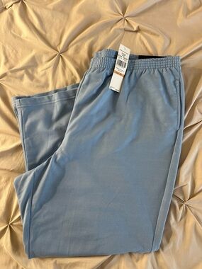 NEW Alfred Dunner Lightweight Blue 3X Sweatpants